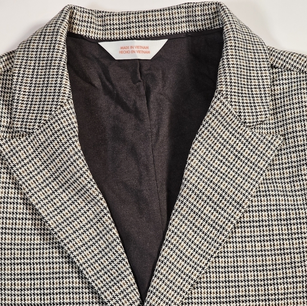 Cat & Jack Boys Houndstooth Knit Suit Jacket Stretch - Picture 12 of 13